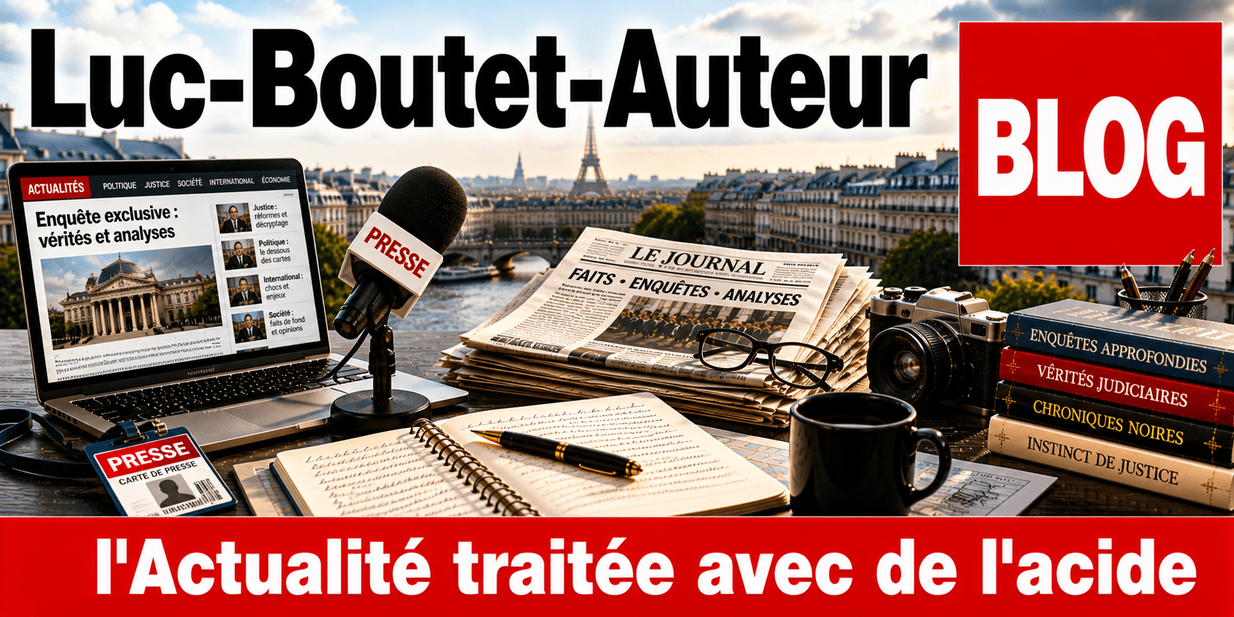 Luc Boutet — Auteur — Blog